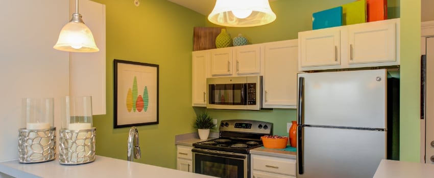 Kitchen in a Greenwood apartment